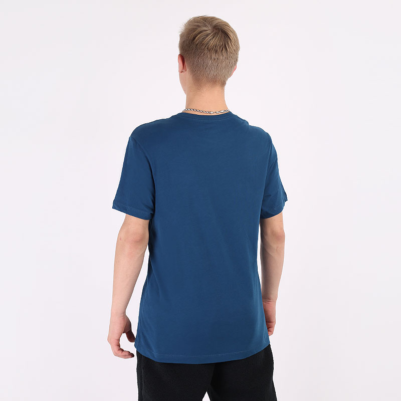 мужская синяя футболка Jordan Jumpman Short-Sleeve Tee CW5190-432 - цена, описание, фото 3